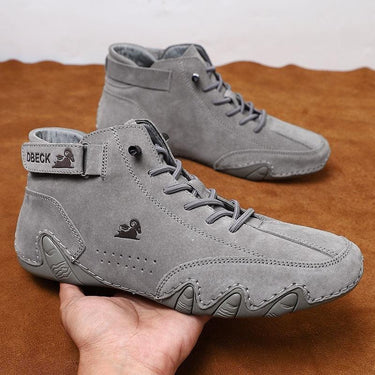 Italian Suede Boots Handmade (Beck Shoes) - LightsBetter
